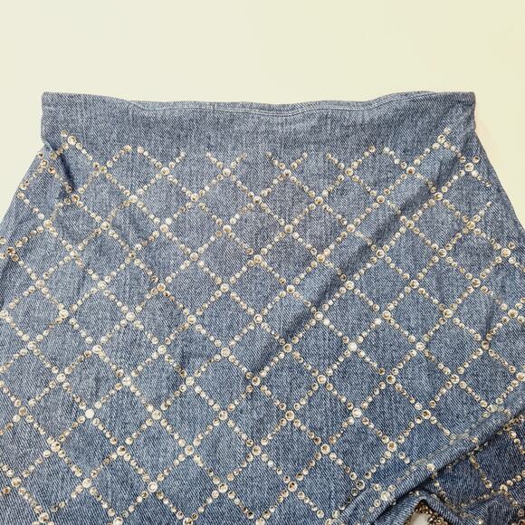 BEACH RIOT x REVOLVE Cassie Mini Skirt in Denim - Picture 5 of 9